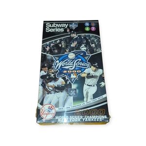 New York Yankees World Series 2000 Subway Series Collector VHS Tape NWT UNOPENED